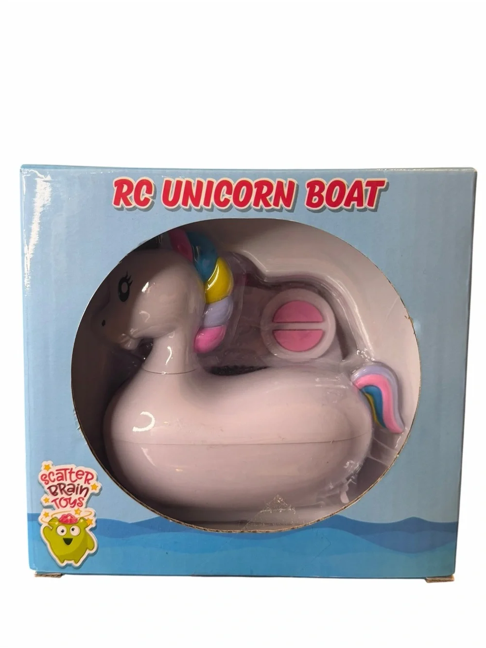 Scatter Brain Toys RC Unicorn Boat Remote Control Toy New in Box